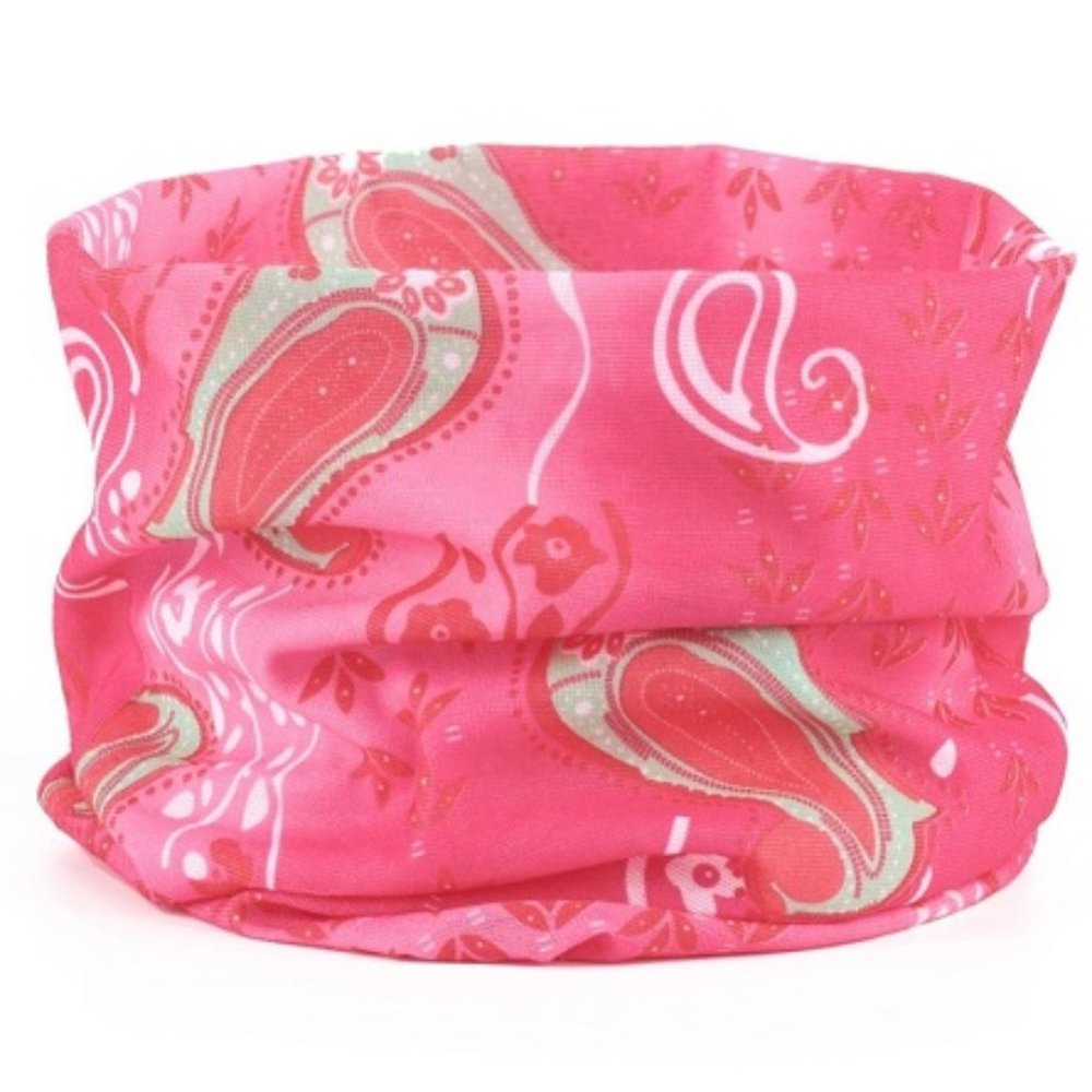 2 Pack - New Hot Stretchy Scarf Strawberry Outdoor Workout Neck Gaiter - Picture 3 of 5